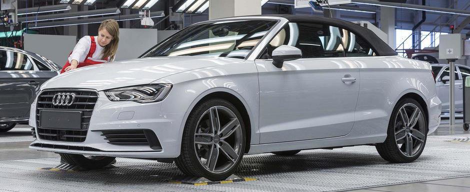 Noul Audi A3 Cabriolet intra in productie Noul Audi A3 Cabriolet intra in productie