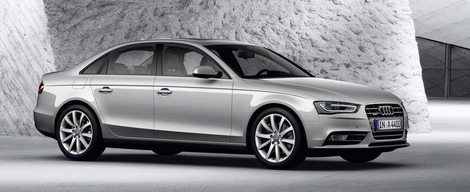 Noul Audi A4 va avea un look mai agresiv si va beneficia de tehnologia de dezactivare a cilindrilor Noul Audi A4 va avea un look mai agresiv si va beneficia de tehnologia de dezactivare a cilindrilor