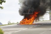 Noul Audi A7 a luat foc in teste