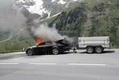 Noul Audi A7 a luat foc in teste