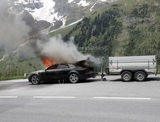 Noul Audi A7 a luat foc in teste