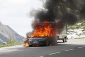 Noul Audi A7 a luat foc in teste