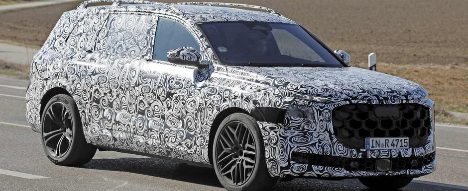 Noul Audi Q9, surprins pentru prima oara in teste. Cel mai mare SUV al nemtilor ar putea primi trei ecrane in bord Noul Audi Q9, surprins pentru prima oara in teste. Cel mai mare SUV al nemtilor ar putea primi trei ecrane in bord