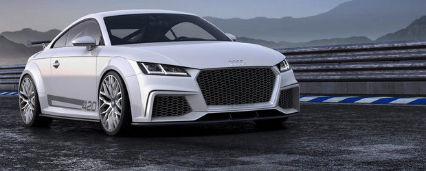 Noul Audi TT-RS debuteaza anul viitor. Cu aproape 400 CP, dar fara cutie manuala