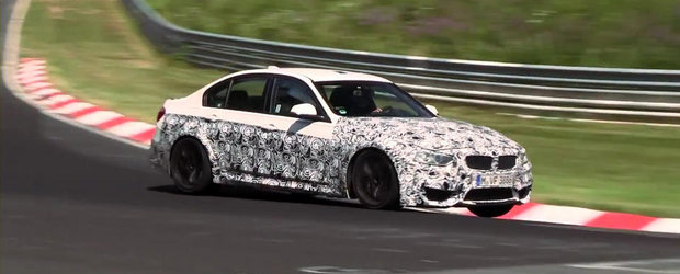 Noul BMW M3 se dezlantuie la Nurburgring!