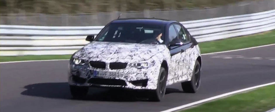 Noul BMW M3 se dezlantuie pe circuitul de la Nurburgring