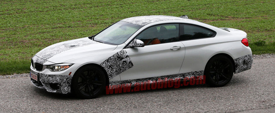 Noul BMW M4 Coupe, surprins aproape necamuflat Noul BMW M4 Coupe, surprins aproape necamuflat