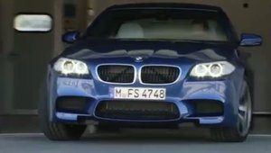 Noul BMW M5 in actiune