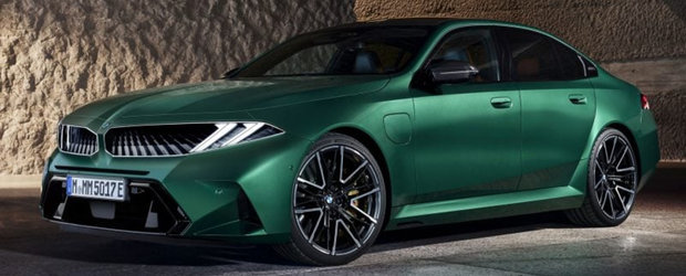 Noul BMW M5, prezentat neoficial. Versiunea imbunatatita a sedanului bavarez e complet diferita de actualul model