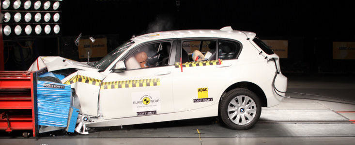 Noul BMW Seria 1 a primit 5 stele la testele Euro NCAP Noul BMW Seria 1 a primit 5 stele la testele Euro NCAP