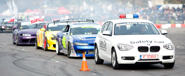 Noul BMW Seria 1 - Safety Car la Drift Grand Prix of Romania