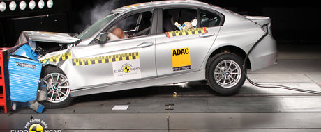 Noul BMW Seria 3 primeste punctaj maxim la testele de impact Euro NCAP