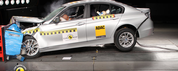 Noul BMW Seria 3 primeste punctaj maxim la testele de impact Euro NCAP