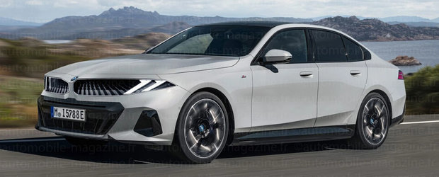 Noul BMW Seria 5, prezentat neoficial. Nu seamana deloc cu modelul actual si e complet diferit de tot ce ofera bavarezii acum