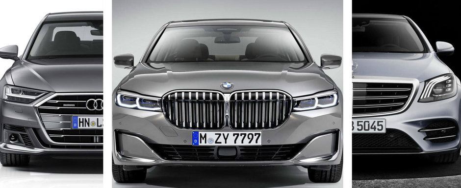 Noul BMW Seria 7, Audi A8 sau Mercedes S-Class? Spune-ne care iti place mai mult, dar si de ce! Noul BMW Seria 7, Audi A8 sau Mercedes S-Class? Spune-ne care iti place mai mult, dar si de ce!