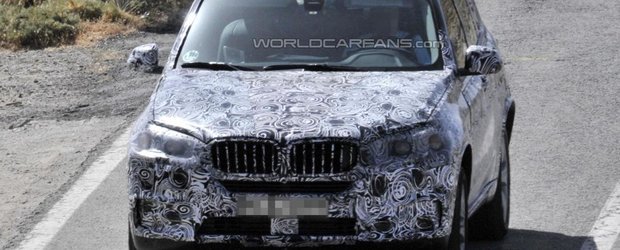 Noul BMW X5, surprins aproape necamuflat