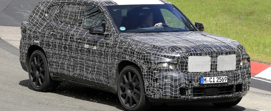 Noul BMW X8, surprins pentru prima oara in teste. Cel mai exclusivist SUV al bavarezilor ar putea oferi pana la 750 de cai sub capota Noul BMW X8, surprins pentru prima oara in teste. Cel mai exclusivist SUV al bavarezilor ar putea oferi pana la 750 de cai sub capota