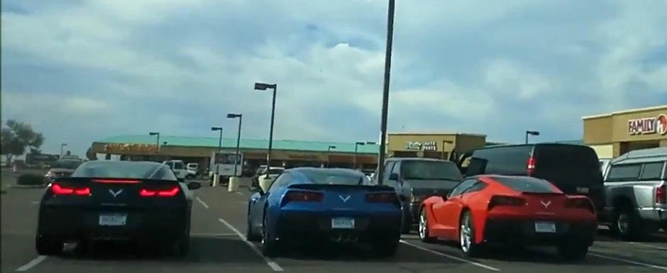 Noul Chevrolet Corvette Stingray invadeaza strazile din Arizona