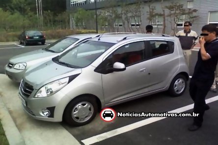 Noul Chevrolet Spark, prins dezbracat