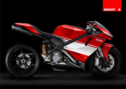 Noul concept-bike Ducati 599 MonoStroke