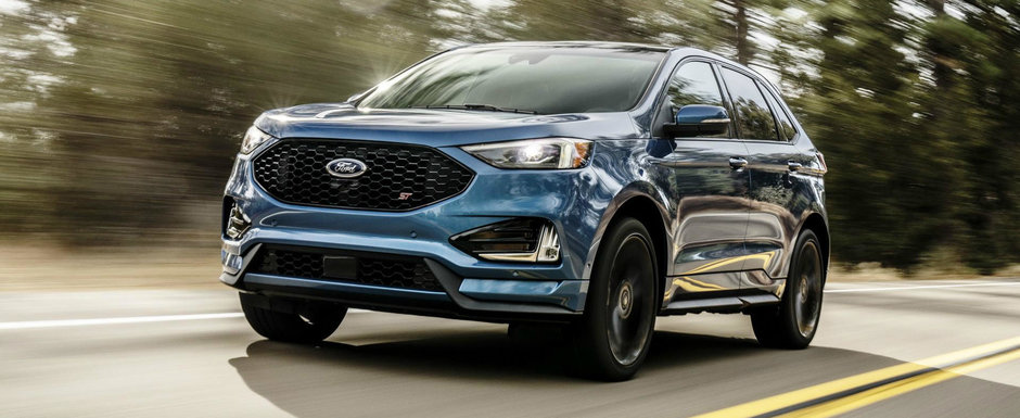 Noul FORD EDGE ST vrea sa impresioneze cu orice pret: mod Sport, jante pe 20 si motor de 335 de cai