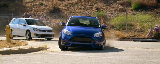 Noul Ford Focus ST pune la respect ultimul Volkswagen Golf GTI. VIDEO AICI!