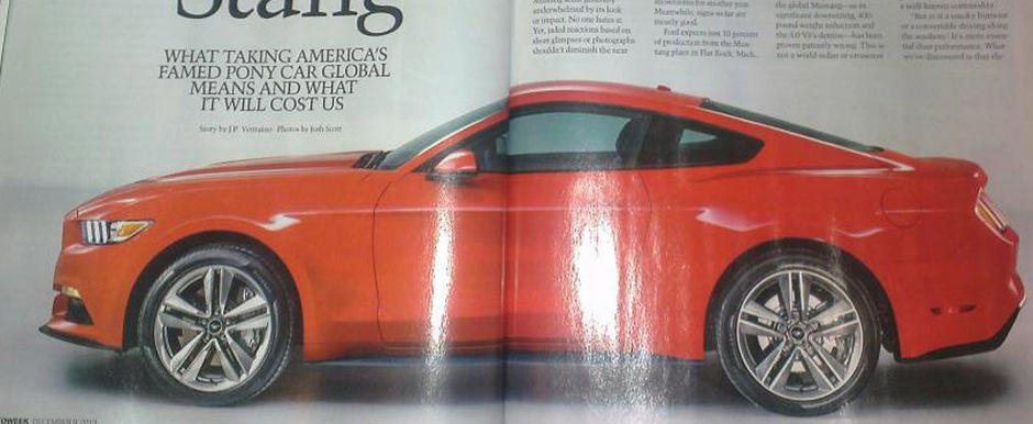 Noul Ford Mustang a ajuns pe internet. Iata cum arata muscle car-ul american!