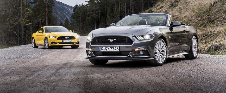 Noul Ford Mustang ni se arata in toata gloria sa. ACUM si in versiunea europeana