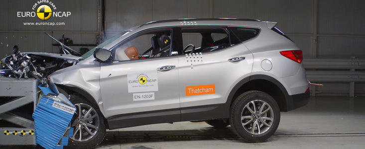Noul Hyundai Santa Fe a obtinut cinci stele la testele de impact Euro NCAP