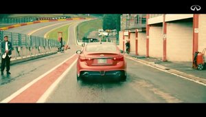 Noul Infiniti Q50 Eau Rouge se dezlantuie la Spa-Francorchamps