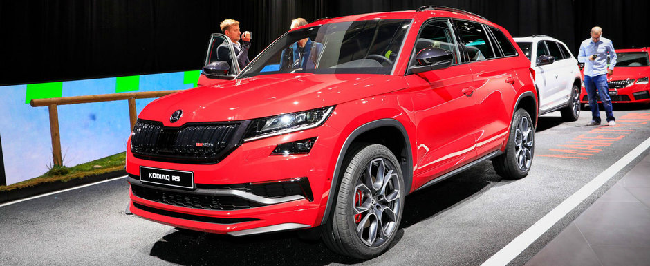 Noul Kodiaq RS prezentat in premiera la Paris. Are cel mai puternic motor diesel din istoria SKODA