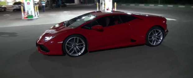 Noul Lambo Huracan isi masoare fortele cu un Mercedes E63 de 850 CP