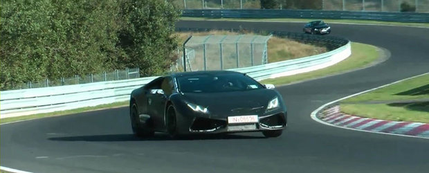 Noul Lamborghini Cabrera, surprins in actiune la Nurburgring!