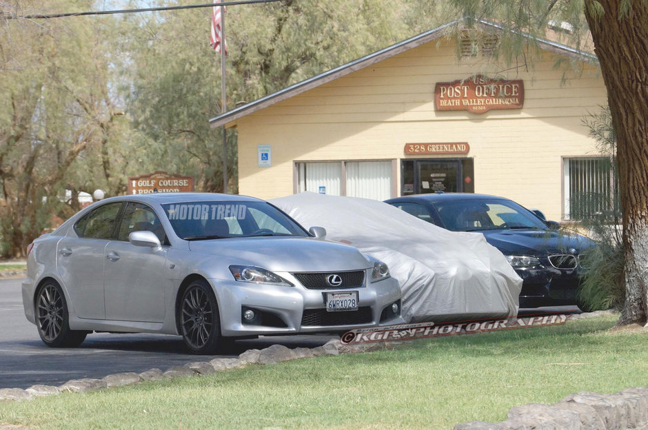 Noul Lexus RC-F alaturi de Lexus IS-F si BMW M3 Coupe