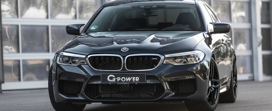 Noul M5 de la G-Power e o masina a exceselor. Berlina bavareza ofera acum 800 CP si 950 Nm Noul M5 de la G-Power e o masina a exceselor. Berlina bavareza ofera acum 800 CP si 950 Nm