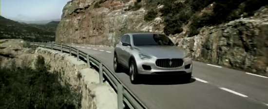 Noul Maserati Kubang isi face aparitia in primul video oficial