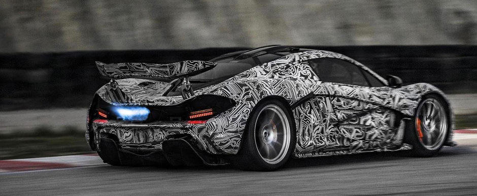 Noul McLaren P1 iese pe circuit, ne intampina cu flacari si actiune