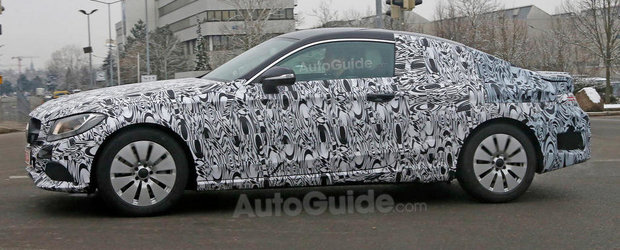 Noul Mercedes C-Class Coupe, surprins in primele imagini spion!