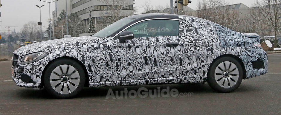 Noul Mercedes C-Class Coupe, surprins in primele imagini spion! Noul Mercedes C-Class Coupe, surprins in primele imagini spion!