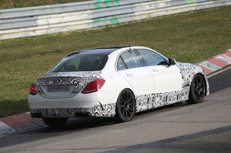 Noul Mercedes C63 AMG - Noi Poze Spion