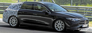 Noul Mercedes CLA Shooting Brake, in cele mai clare imagini de pana acum. Modelul nemtilor ar putea avea 354 de cai sub capota si trei ecrane color in bord