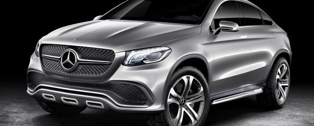 Noul Mercedes Concept Coupe SUV anunta un rival de temut pentru BMW X6