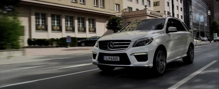 Noul Mercedes ML63 AMG - Primul video oficial Noul Mercedes ML63 AMG - Primul video oficial