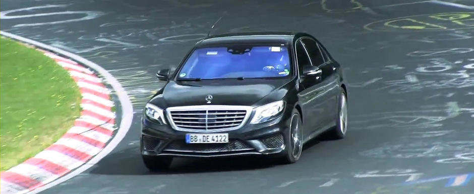 Noul Mercedes S65 AMG, surprins in actiune la Nurburgring