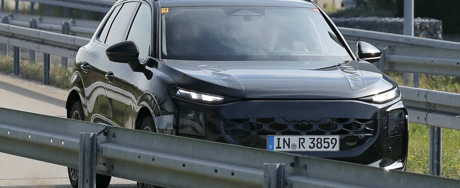 Noul model de la Audi, surprins complet necamuflat in teste: viitoarea masina a nemtilor ar putea oferi trei ecrane in bord