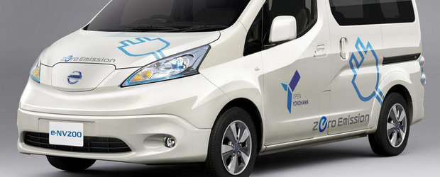 Noul Nissan e-NV200 va debuta in Japonia