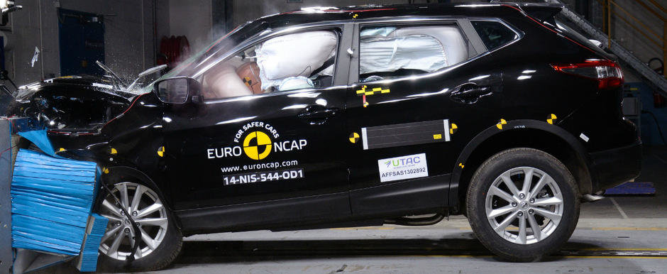 Noul Nissan Qashqai obtine cinci stele la testele EuroNCAP