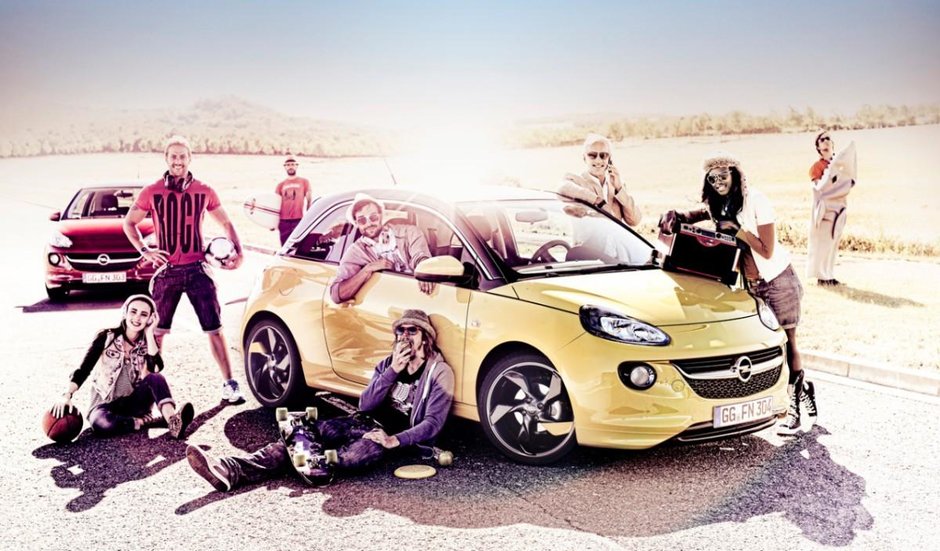 Noul Opel ADAM inspira tinerii artisti