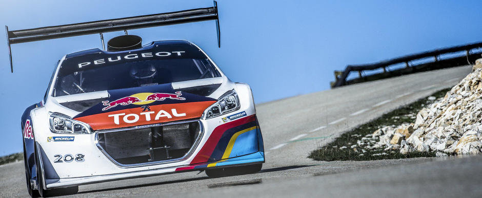 Noul Peugeot 208 T16 Pikes Peak ia cu asalt Muntele Ventoux. VIDEO AICI! Noul Peugeot 208 T16 Pikes Peak ia cu asalt Muntele Ventoux. VIDEO AICI!
