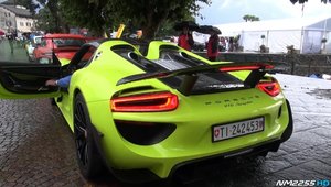 Noul Porsche 918 Spyder pozeaza in nuanta Acid Green